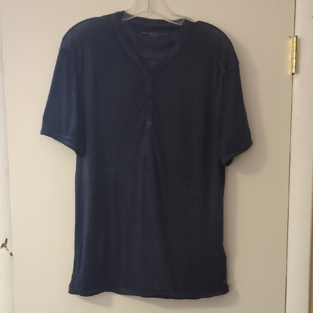 John Varvatos Blue Short Sleeve Tee